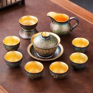 金色魔术茶套